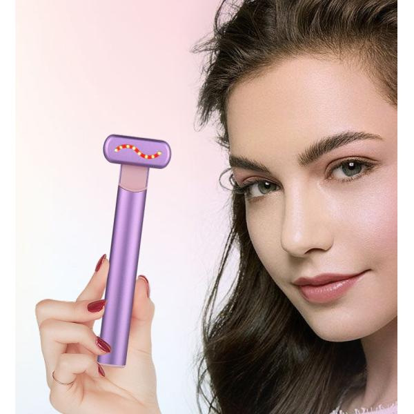 Массажер для глаз против морщин Red Photon Pen Вибрационный нагрев Устройство для удаления морщин вокруг глаз