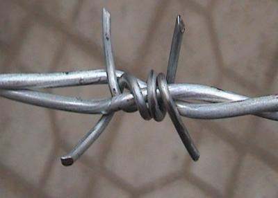 Double Twisted Barbed Iron Wire Wrapped For Security Fence , 1.6mm- 3.0mm Dia