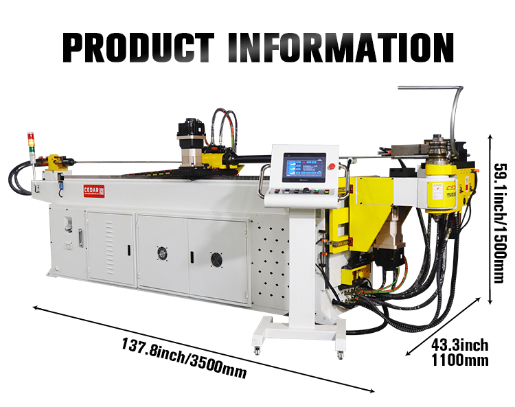 Bending Machine 50nc Servo Ridgid Small Product Free Form Automatic Cnc Machines Hidrolic Hydraulic Stainless Pipe