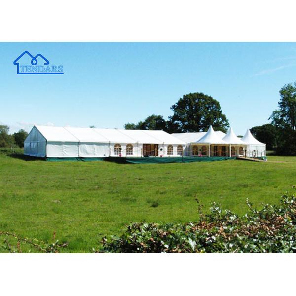 Quick-Assembly Graduation Party Marquee Tents Hard-Pressed Aluminum Double-Layer Roof Wide Canopy Structure