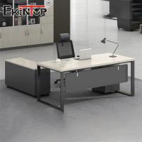 Walnut Industrial Style Manager Office Desk General Commercial Furniture