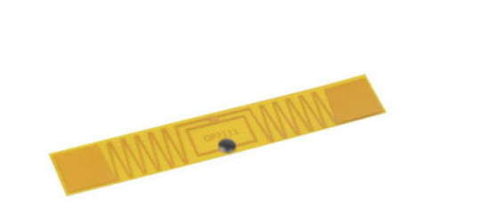 High Temperature Resistant RFID Tag , IP 68 FPC Material UHF Inlay In Yellow