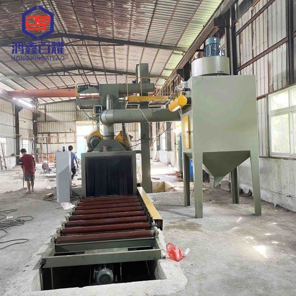 Motorized Roller Shot Blasting Machine for Channel Steel Core Component