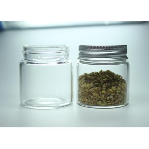 контейнер стеклянной бутылки рта винта 60мл 47*50мм ясный большой оптовый