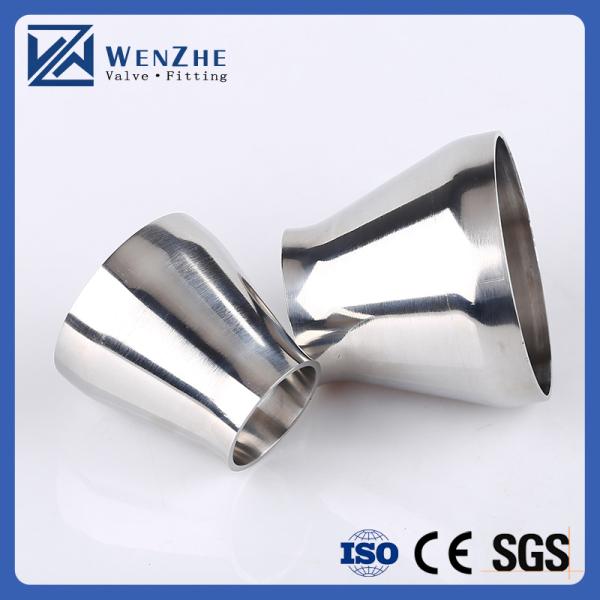 Sanitary Stainless Steel 304 316L Tri Clamp Pipe Fitting Long Short Pipe Weld Eccentric Reducer