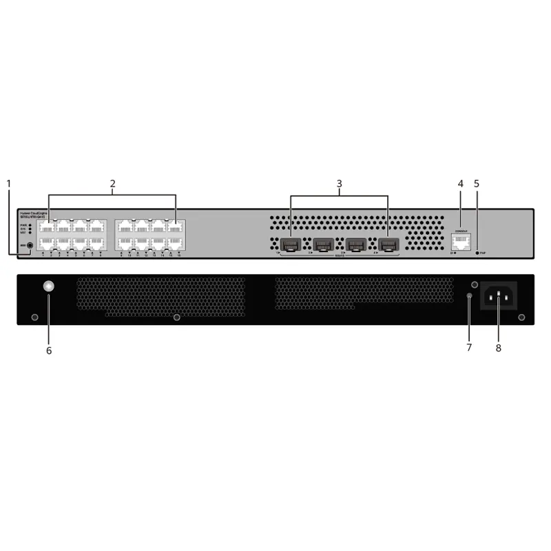 4*10GE SFP Network Switch S5735-L16T4X-QA-V2 16*10/100/1000BASE-T Ports