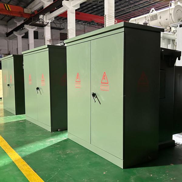 500Kva Three Phase Pad Mounted Transformer Oil Immersed For Residential Power Distribution 12.47KV with UL cUL listed