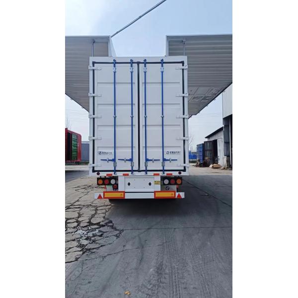 Steel Curtain Side Dry Truck Semi Trailer with Aluminum Wall and Optional 3 Axles