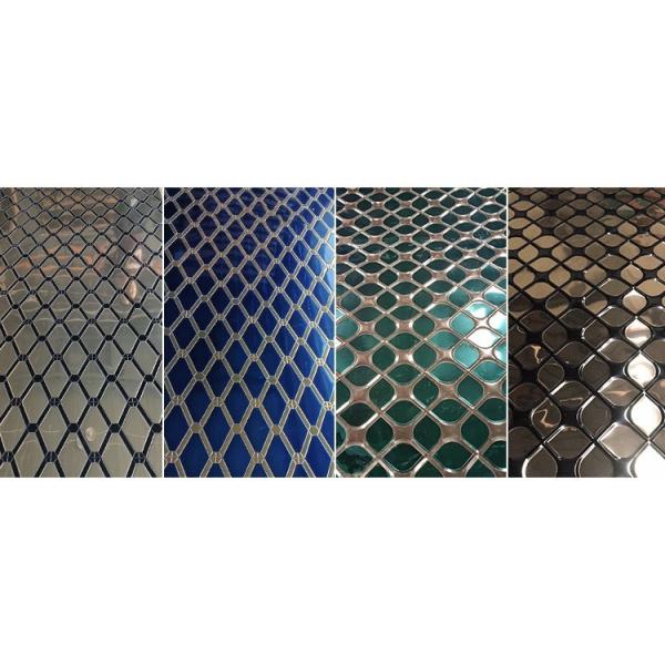 Mixed Color Embossed Stainless Steel Sheet EN Decorative Stainless Steel Panels