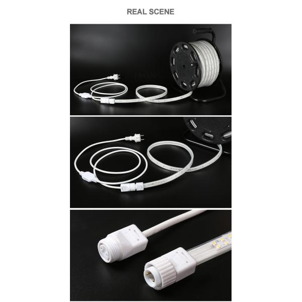 Venta al por mayor Largura personalizable para exteriores 5m 10m 20m SMD 2835 180leds/M IP67 Lámpara LED resistente al agua