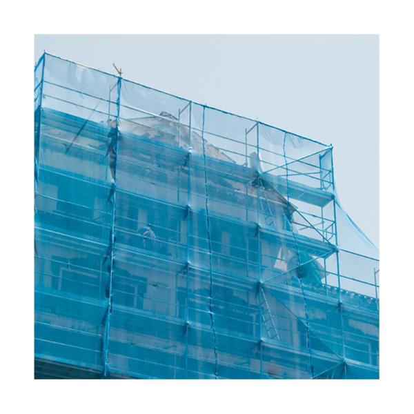 High Rise Construction site scaffolding Mesh Braided Debris Green Safety Net for Buildings