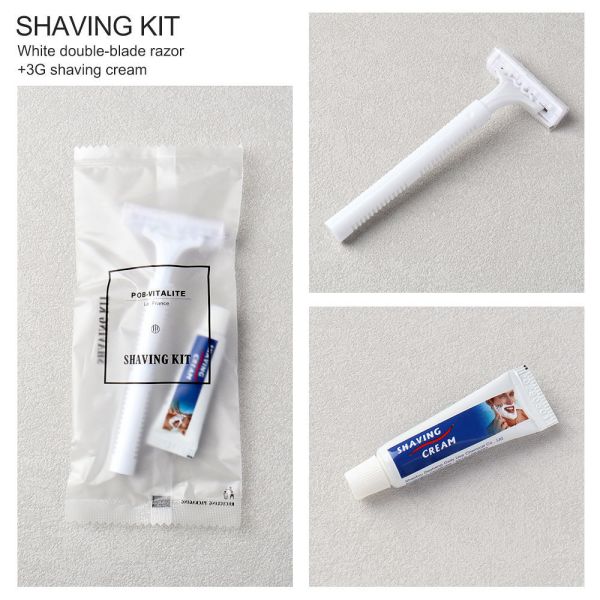 Hotel Toiletries Kit Basic Cleaning Travelling Set Portable Disposable Hotels Amenities Set, Travel Toothbrush Kit, Shaving Kit, Dental Kit, Vanity Kit, Comb, Slipper, Hotel Supplies,