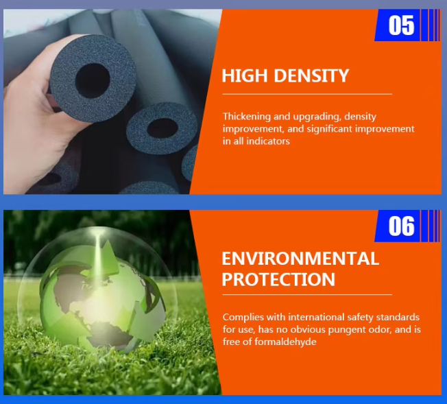 B1 B2 Insulation Rubber Foam Sheet Rolls Pipe For Cooling Equipment Suound Proof