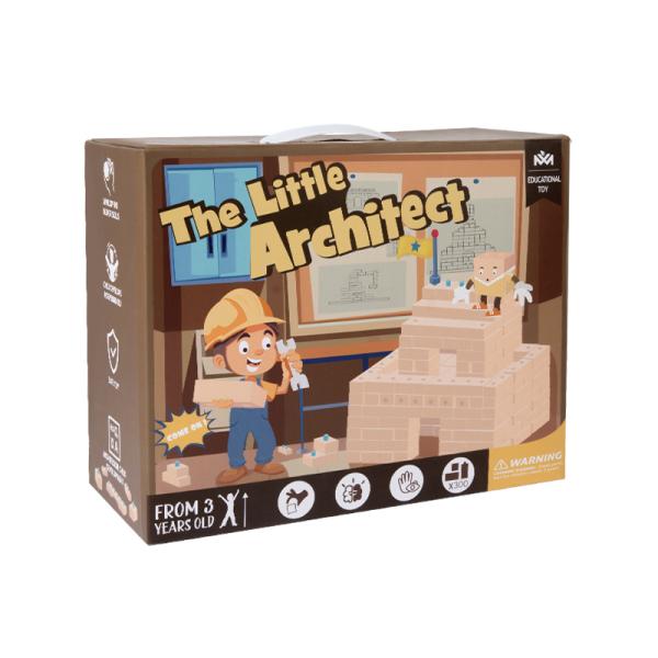 Natural Wooden Children's Early Education Creative Construction Building Bricks Block Puzzle Toys Kids Diy Assembly Set