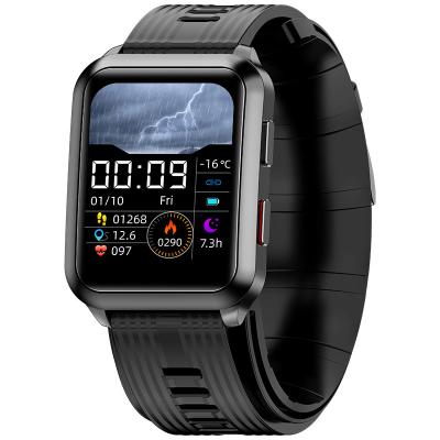 Dispositivo médico Smartwatch de oxigênio no sangue para temperatura corporal IP67 com tela grande