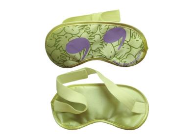 Amusing Yellow Sleep Blindfold Eyemask Full Printing With Strong Polyester Material