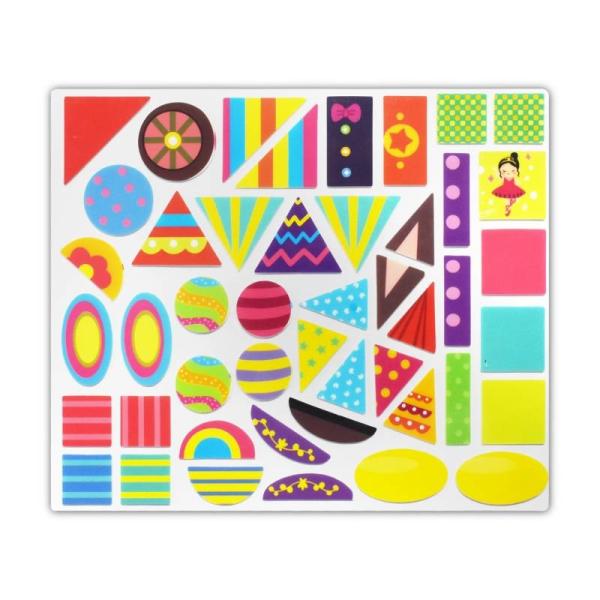 Removable Custom Silicone Stickers Kids Early Learning Stickers Modern Teacher Aids