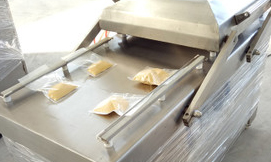 Double Chamber Vacuum Sealer for Food Packaging Machine in Building Material Shops