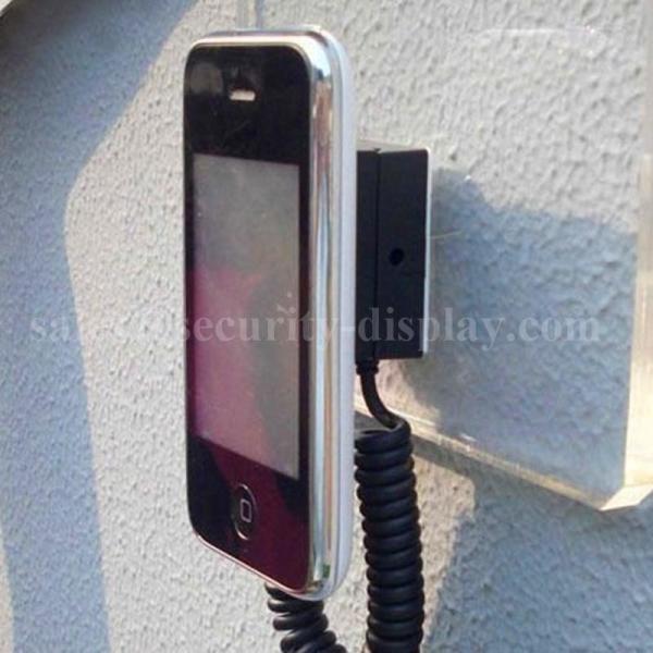 Anti Theft Coiled Cable Leash Tether with Magnets and Double-Sided Tape