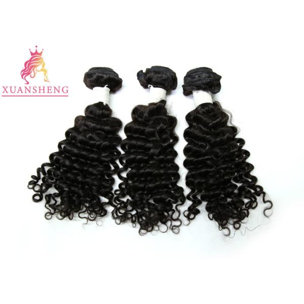 Unprocessed Real Peruvian Human Hair Deep Wave Cuticle Aligned Extensions