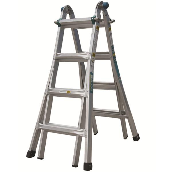Twin Step Aluminium Alloy Ladder 2 Scaffold Bases EN131 Certificated