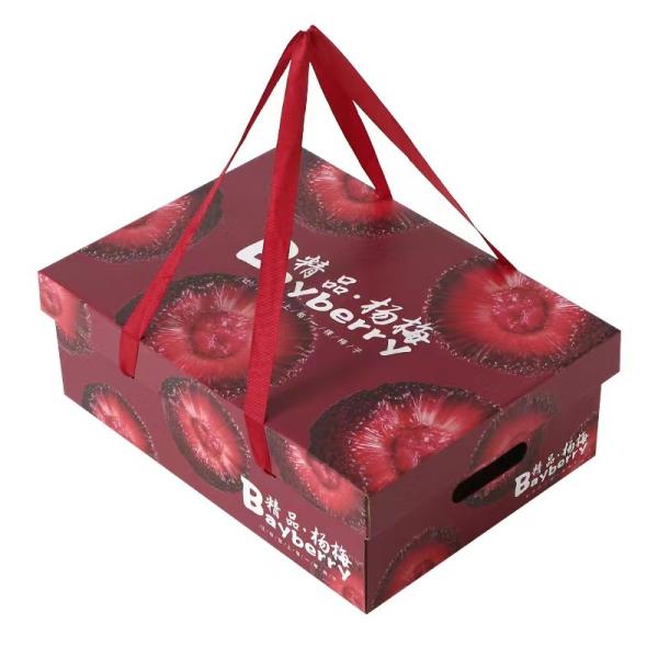 Paperboard Fruit And Vegetable Packaging Boxes With CMYK / Pantone Printing Options