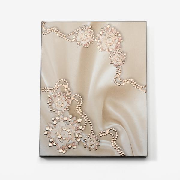 Коробка теней для век бумаги искусства C1S C2S пустая водоустойчивая опорожняет палитру теней для век 4 лотков