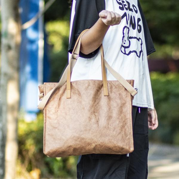 Summer Personalized Shoulder Bag Custom Logo High Quality Washable Durable Kraft Paper Tyvek Tote Handbag Reusable And Waterproof Tyvek Paper Travel Bag