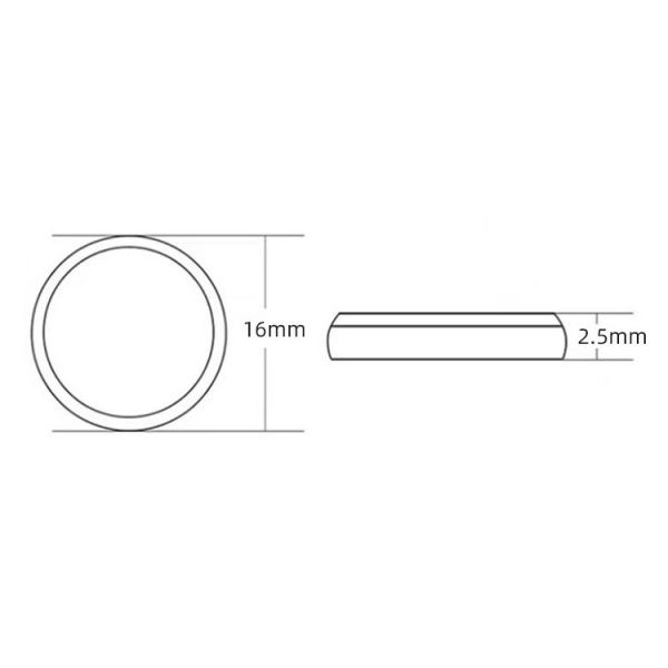 CR1625 3V 80mAh Lithium Coin Battery Non-Rechargeable Button Cell for Car Remote Key Fob Watch Calculator Electronic Devices