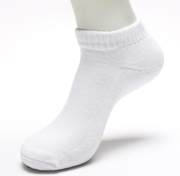 OEM Spring Mens Sports Ankle Socks Plain Color Knitted Running Ankle Socks Knit Cotton Socks