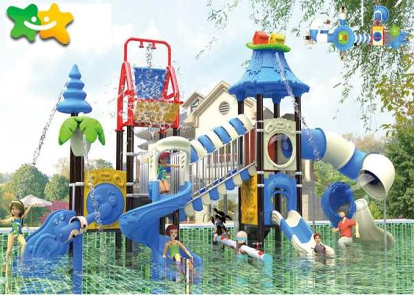 Fun Colorful Children'S Outdoor Water Slides Eco Friendly For Community