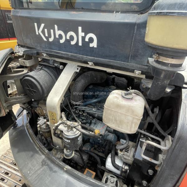 Использованный японский экскаватор Кубота KX163 с оригинальным цветом и оригинальным гидравлическим цилиндром