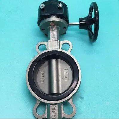 Customized DN200 Stainless Steel Wafer Butterfly Valve GGG50 EPDM with Certificate