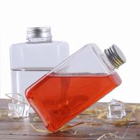 Chapeamento UV quadrado chanfrado natural plástico de Juice Bottle do HDPE de 16 onças