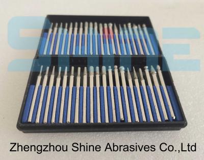 100 Grit Cbn Electroplated Mounted Points 20 PCS 1/8 Shank