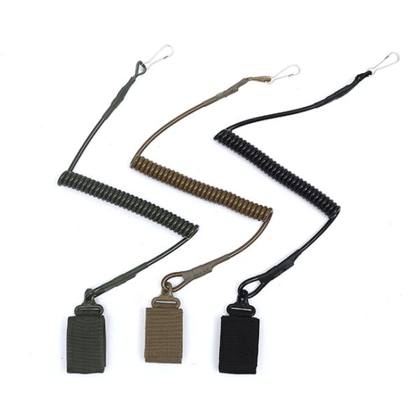 Strong Pulling Tactical Pistol Sling Police Weapon Retention Lanyard