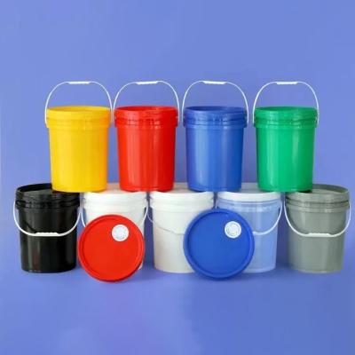 Durable Plastic Paint Pails For Paint Customization 5 Quart Paint Bucket
