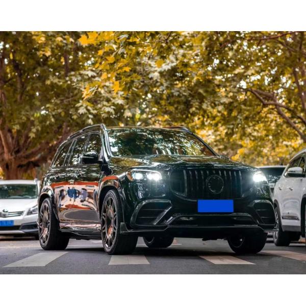 For Mercedes X167 GLS450 Carbon Fiber Body Kit GLS Upgrade BS Style Front Lip Diffuser Spoiler Widebody Kit