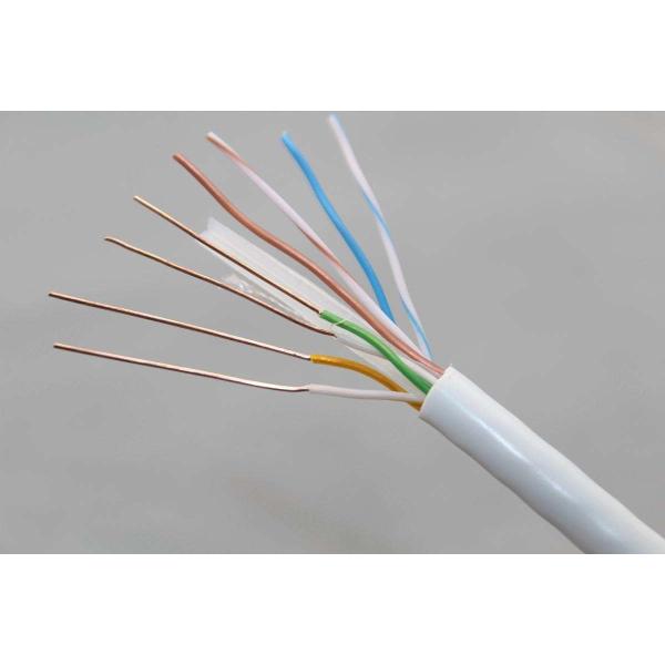 Медь Snagless RJ4 22AWG кабеля UTP 50MHz заплаты CAT5 2P BK 100BASE-TX чистая обнаженная