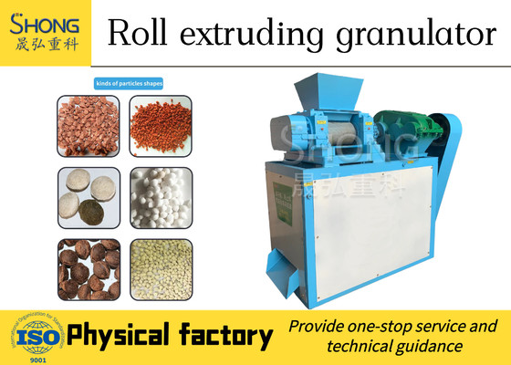 Double Roller Extrusion Granulating Machine with 1-4 t/h Capacity for No Drying Process and Room Temperature Granulation