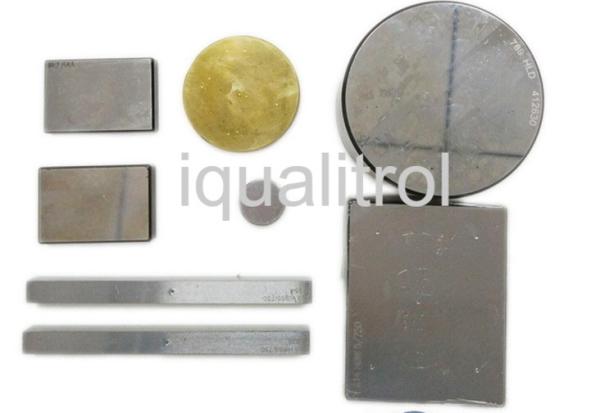 Blocos de teste de dureza padrão para a máquina de teste de dureza Rockwell Vickers Brinell