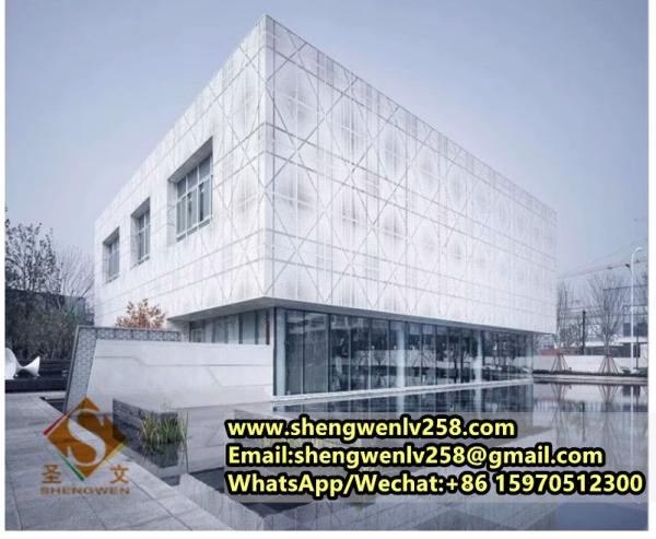 Metal aluminum facade aluminum panels for building facade customized metal sheet 3mm