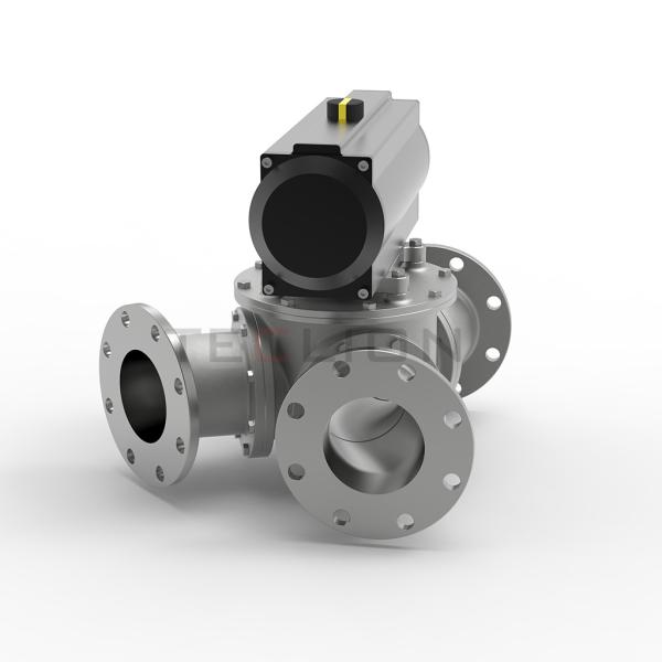 Return Pneumatic Conveying Valves Diverter Gate For Material Handling System