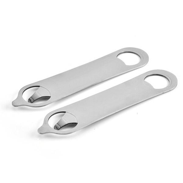 Cheap Cool Promotion Gift Fancy Laser Engrave Blank Stainless Steel Mini Keychain Beer Bottle Opener with Wire Line Ring