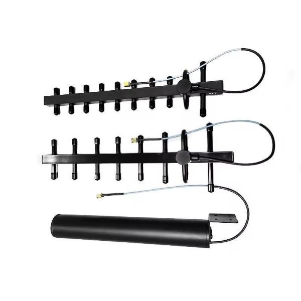 Silver 2.4G High Gain Yagi Antenna Outdoor Counter UAV Vswr 2.0A 2400-2500MHz