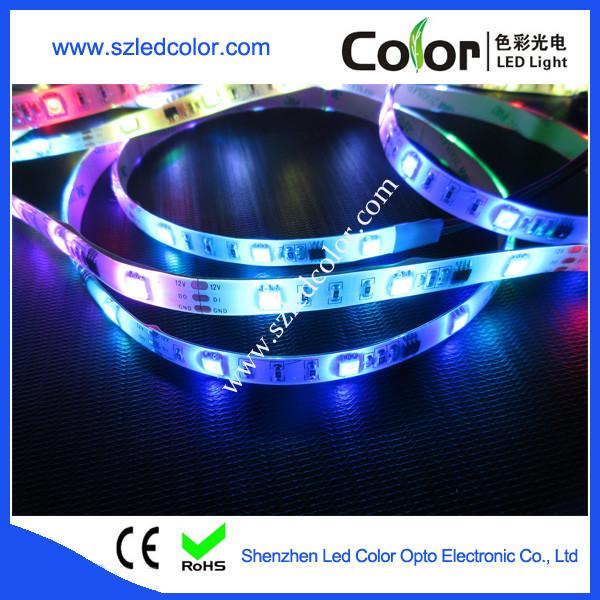 dc12v programmable led strip ws2811 60led