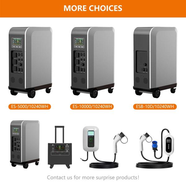E-Mingze ES-10000 10kW/10kwh Home Energy Storage Power Supply UPS For EV Car Charging