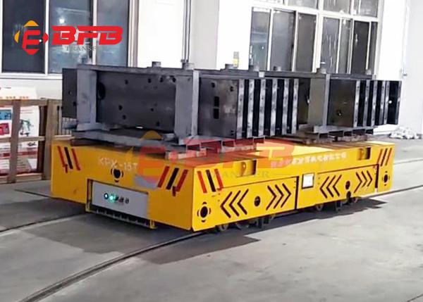 Trole de transferência do trilho da resistência térmica, aço pesado carro motorizado de transferência do trilho