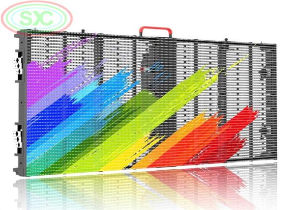 Clear Transparent Led Video Wall P3.91 Indoor Led Mesh Curtain Signage Displays Led Screen