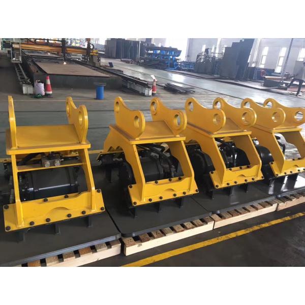 Прочный гидравлический Compactor плиты для цвета экскаватора желтого